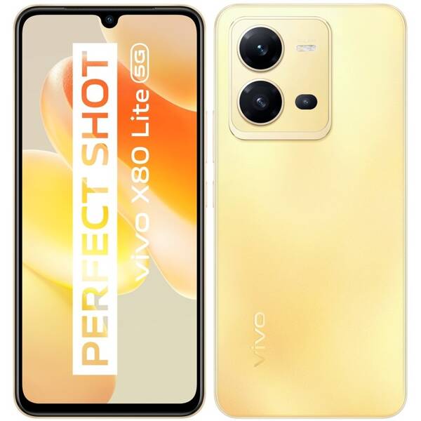 Mobilní telefon vivo X80 Lite 5G 8 GB / 256 GB zlatý

