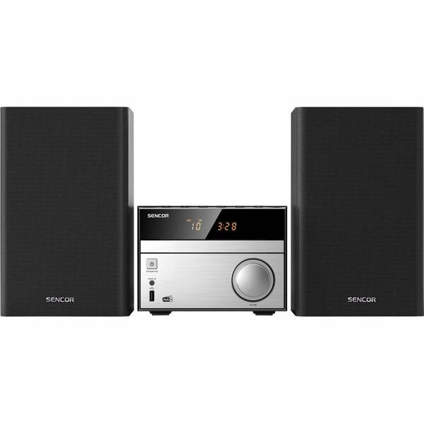Mikrosystém Sencor SMC 4600DBR černý/stříbrný

