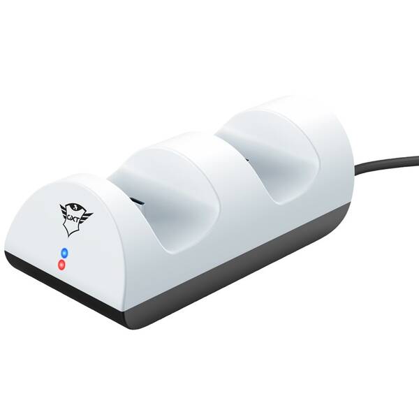 Dokovací stanice Trust GXT 254 Duo Charging Dock pro PS5 bílá

