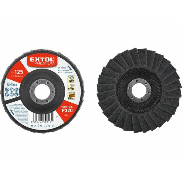 Lamelový kotouč Extol Premium 8803385 125mm, P320 

