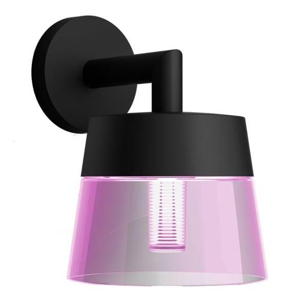 Nástěnné svítidlo Philips Attract White and Color Ambiance černé

