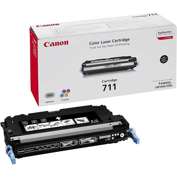 Toner Canon CRG-711B k, 6000 stran černý


