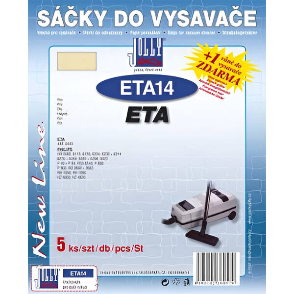 Sáčky do vysavače Jolly ETA 14 (5 ks) 

