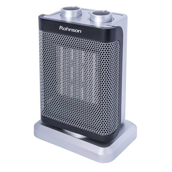 Teplovzdušný ventilátor Rohnson R-8063 černý/stříbrný

