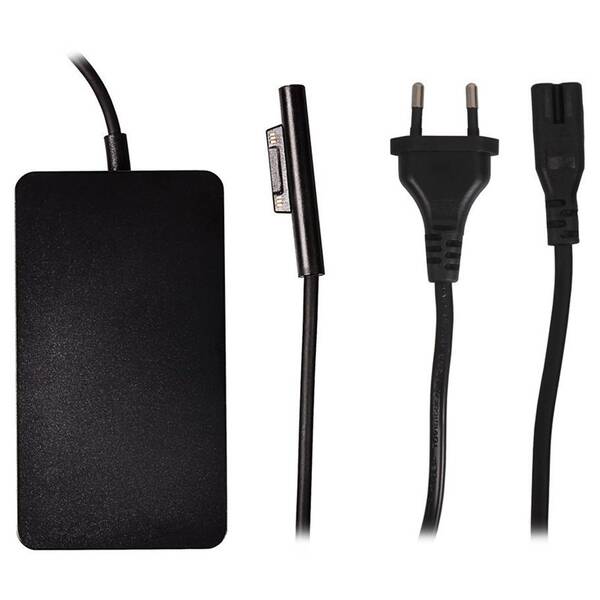 Napájecí adaptér PATONA pro notebooky a tablety Microsoft, 15V, 4A, 65W, konektor Surface Connect, USB výstup 

