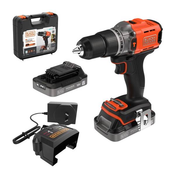 Vrtací šroubovák Black-Decker BCD383D2XK-QW (s baterií) 

