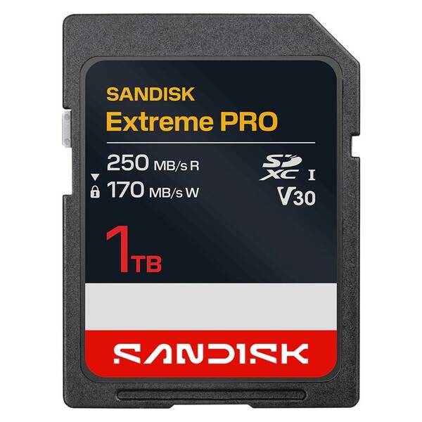 Paměťová karta SANDISK 1TB UHS-I U3 (250R/170W) 

