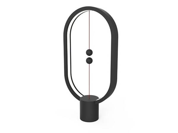 Stolní LED lampička Powercube Heng Balance Plastic Ellipse USB černá


