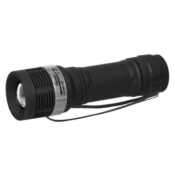 Svítilna EMOS 3W LED, 3x AAA, FOKUS černá/šedá

