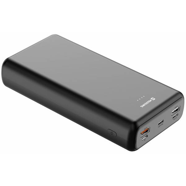 Powerbanka Swissten Power Line 30 000mAh 20W černá

