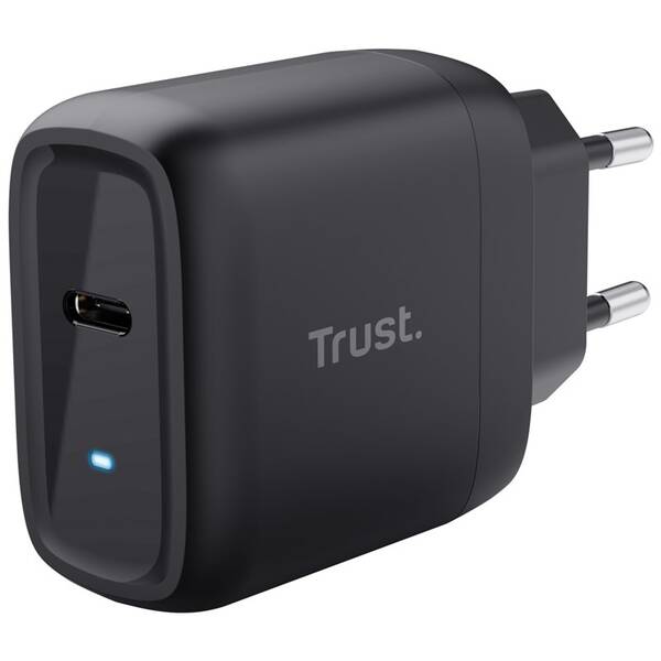 Nabíječka do sítě Trust Maxo 45 W USB-C s kabelem USB-C/USB-C, 2 m černý

