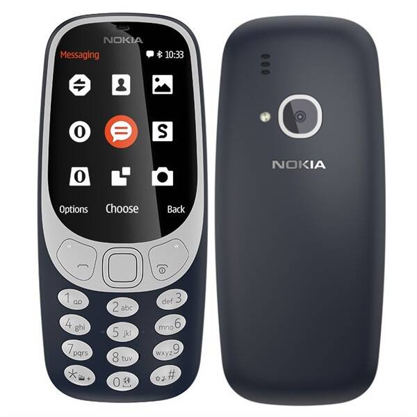 Mobilní telefon Nokia 3310 (2017) Dual SIM modrá barva
