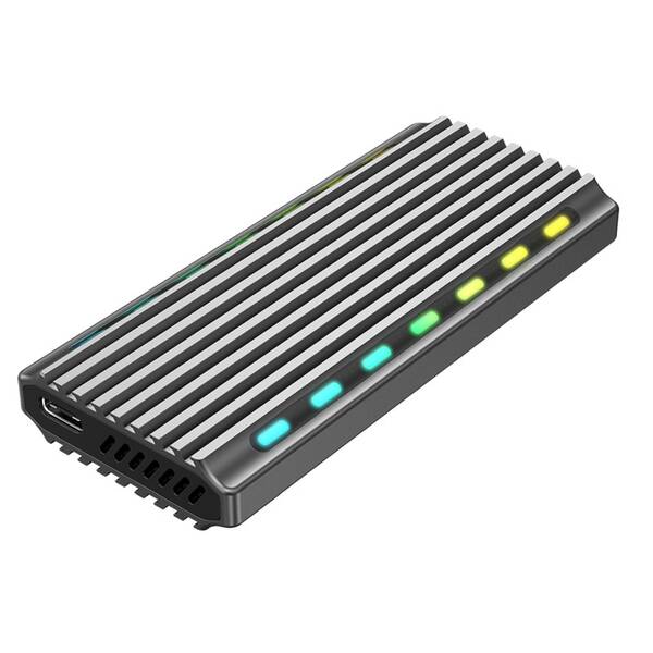 Box na HDD Gembird pro M.2 disky, USB 3.0 hliník

