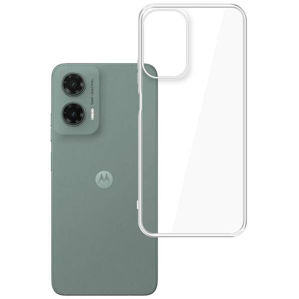 Kryt na mobil 3mk Clear Case na Motorola Moto G35 5G průhledný


