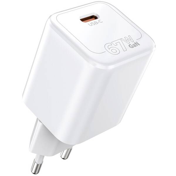Nabíječka do sítě Mobile Origin Super Charger GaN 67W 1xUSB-C bílá

