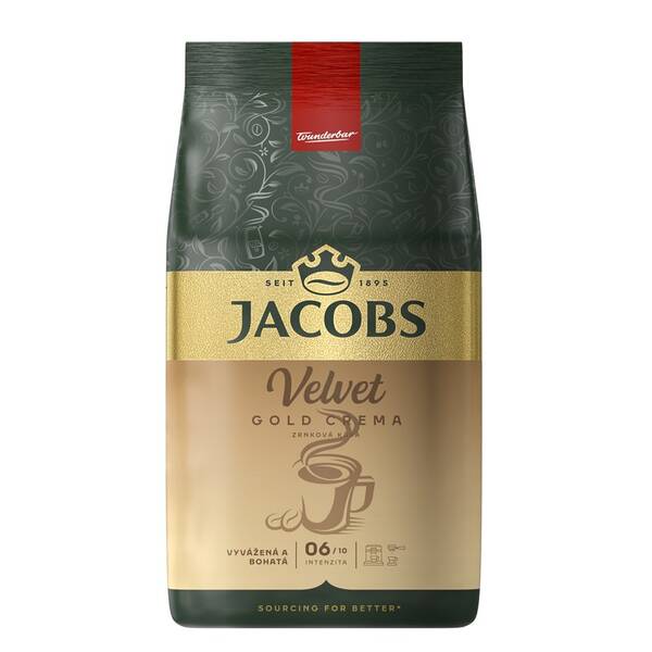 Káva zrnková Jacobs Velvet Gold Crema 1 kg 

