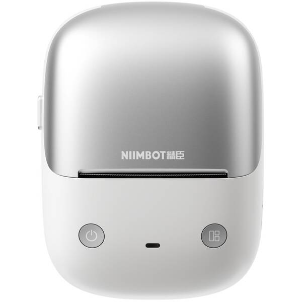 Tiskárna štítků Niimbot B2 PRO + role štítků 230 ks stříbrná

