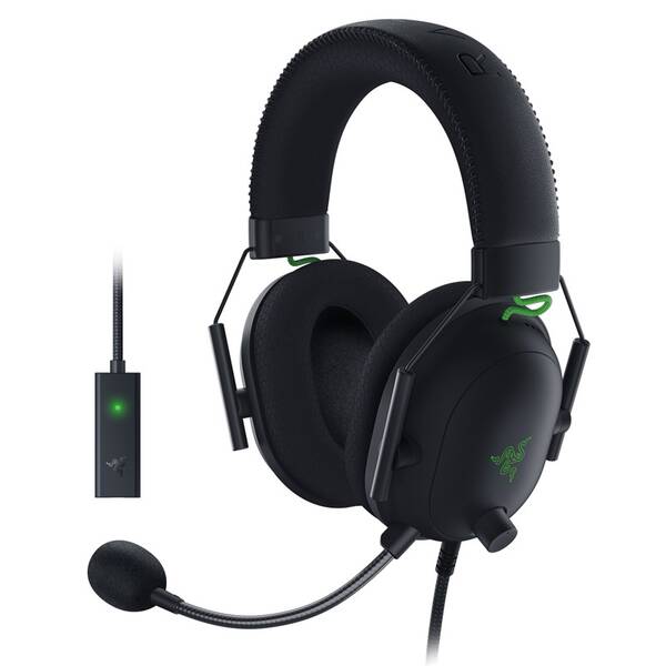 Headset Razer BlackShark V2 + USB Mic Enhancer černý

