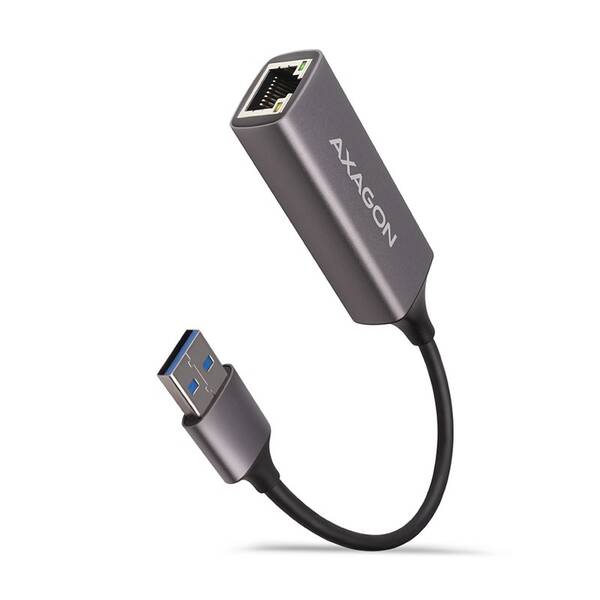 Síťová karta Axagon USB-A 3.2 Gen 1 - Gigabit Ethernet šedá

