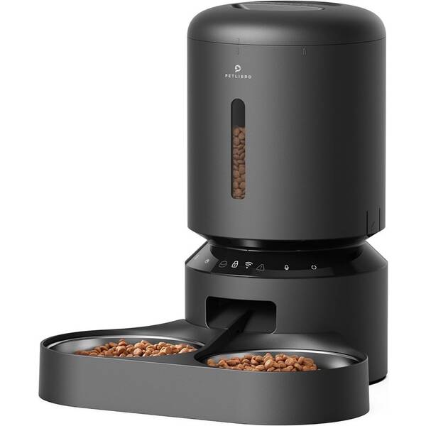 Chytré krmítko Petlibro Granary Wi-Fi Dual Bowl 5 l černé

