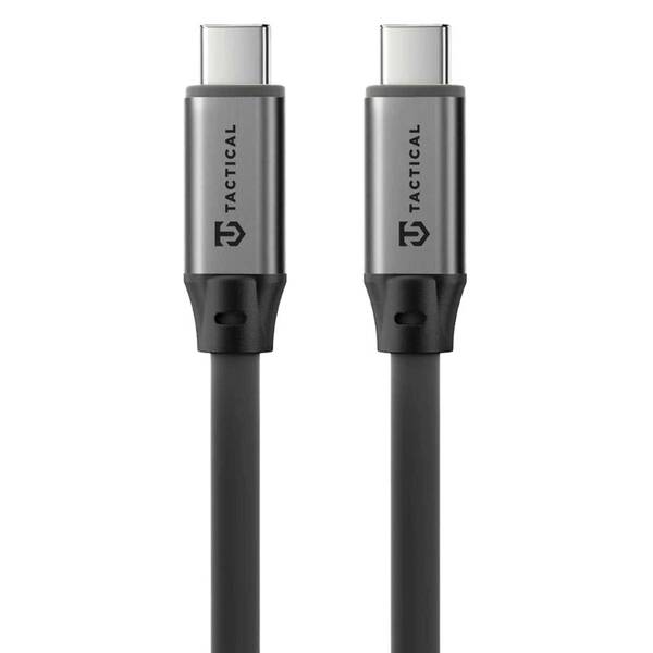 Kabel Tactical Fat Man 2.0 USB-C/USB-C 1m šedý

