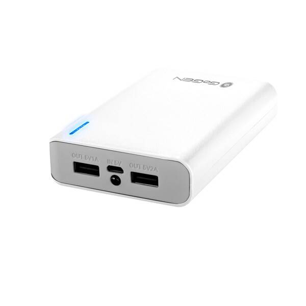 Powerbanka GoGEN 10000mAh šedá/bílá

