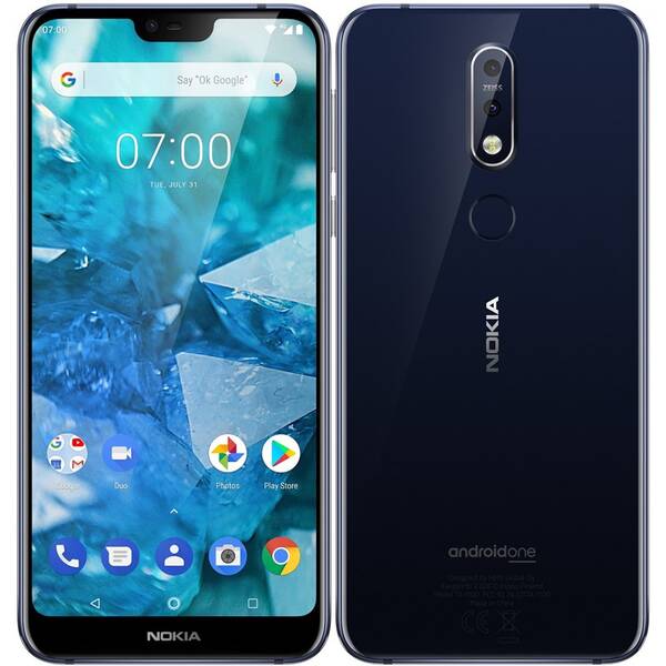 Mobilní telefon Nokia 7.1 Single SIM modrý

