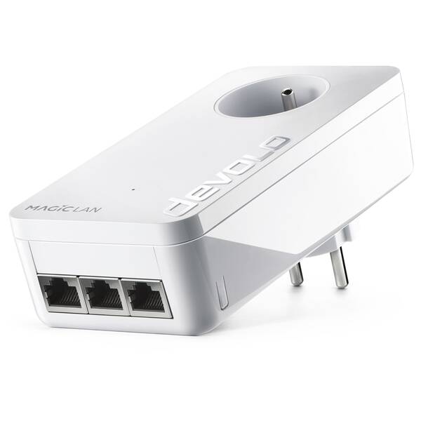 Síťový rozvod LAN po 230V Devolo Magic 2 LAN triple, rozšíření 1ks 


