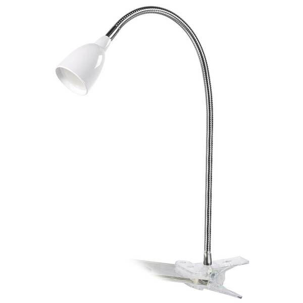 Stolní LED lampička Solight clip, 2,5W, 3000K bílá

