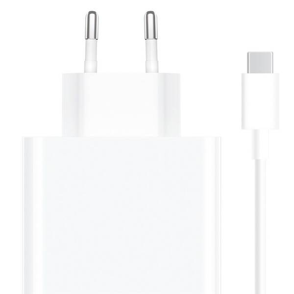 Nabíječka do sítě Xiaomi Charging Combo 120W, 1x USB + USB-C kabel 1m bílá

