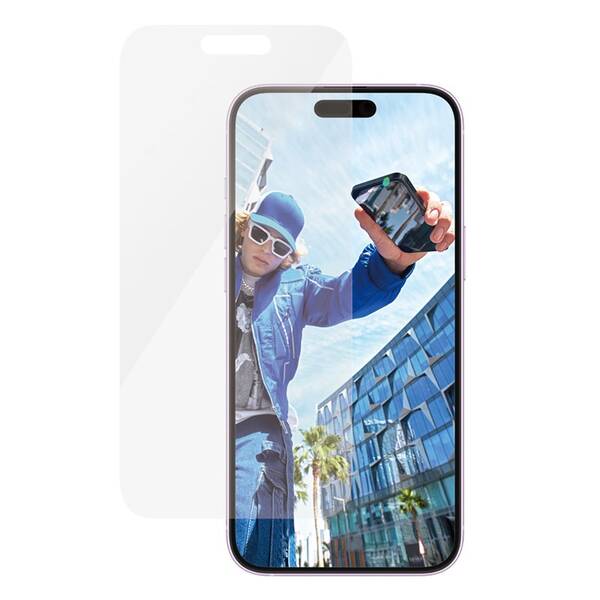 Tvrzené sklo PanzerGlass Classic Fit na Apple iPhone 16 Plus 

