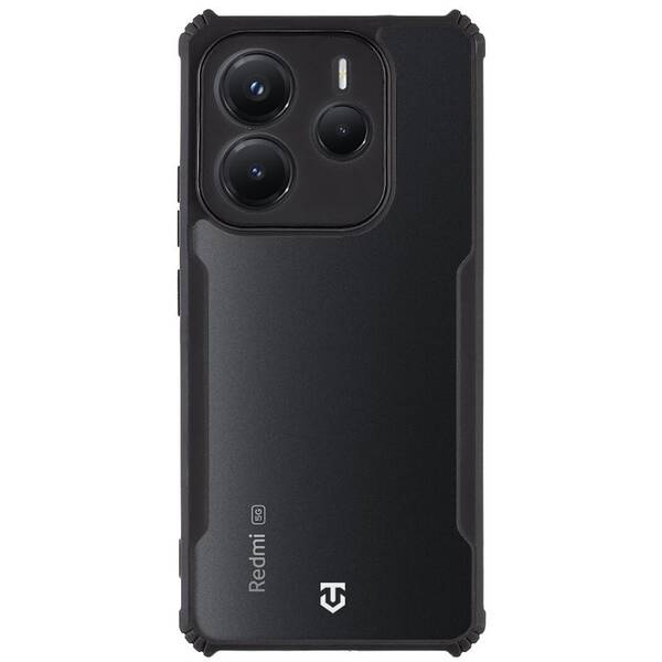Kryt na mobil Tactical Quantum Stealth na Xiaomi Redmi Note 14 5G černý/průhledný

