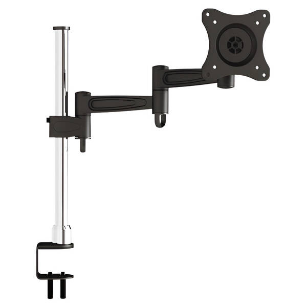 Držák TV Sunne LCD-B13 stolní, pro úhlopříčku 13"-27'', nosnost 15kg černý/stříbrný

