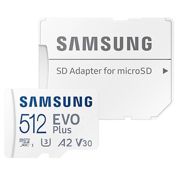Paměťová karta Samsung 512GB UHS-I U3 (130R/30W) + SD adaptér 


