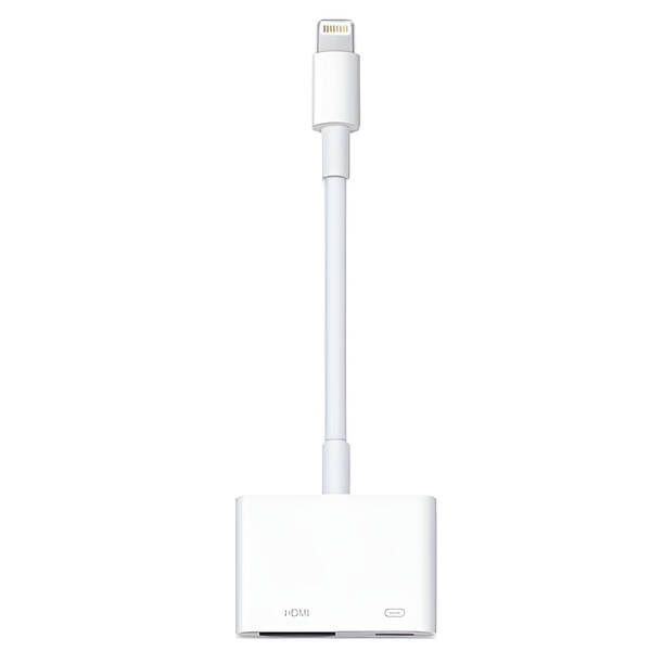 Redukce Apple Lightning / digitalní AV adaptér (2024) bílá

