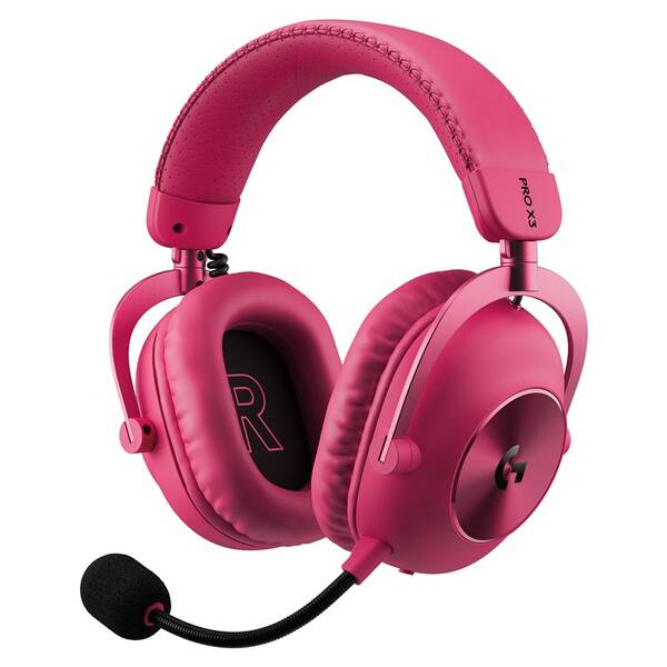 Headset Logitech G PRO X3 Lightspeed Wireless růžový

