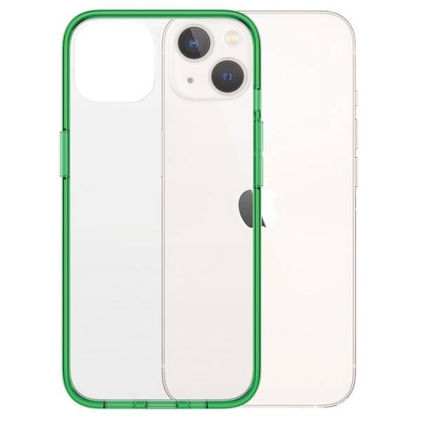 Kryt na mobil PanzerGlass ClearCaseColor na Apple iPhone 13 zelený/průhledný

