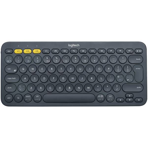 Klávesnice Logitech K380, US šedá

