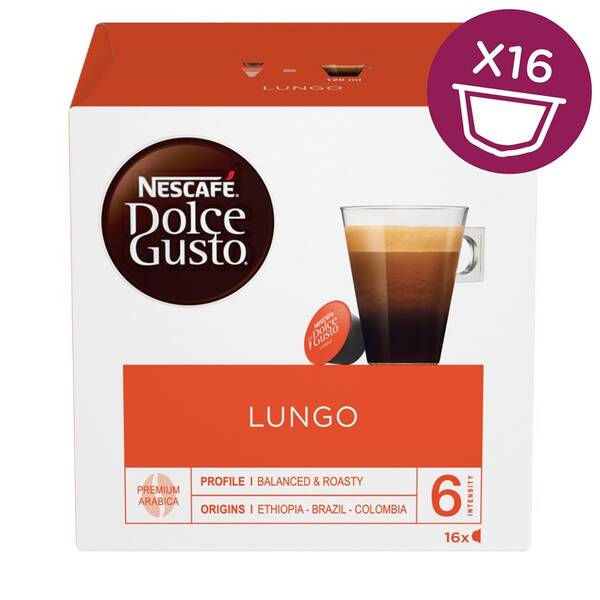  NESCAFÉ Lungo kávové kapsle 16 ks 

