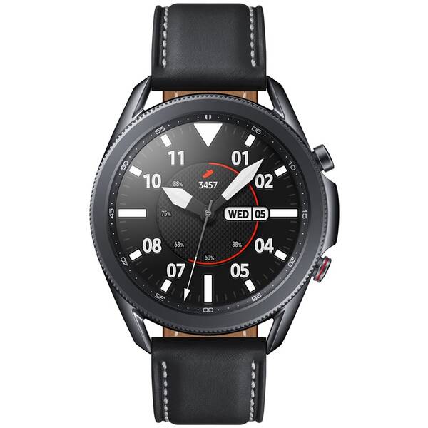 Chytré hodinky Samsung Watch3 45mm LTE - ZÁNOVNÍ - 12 měsíců záruka černé

