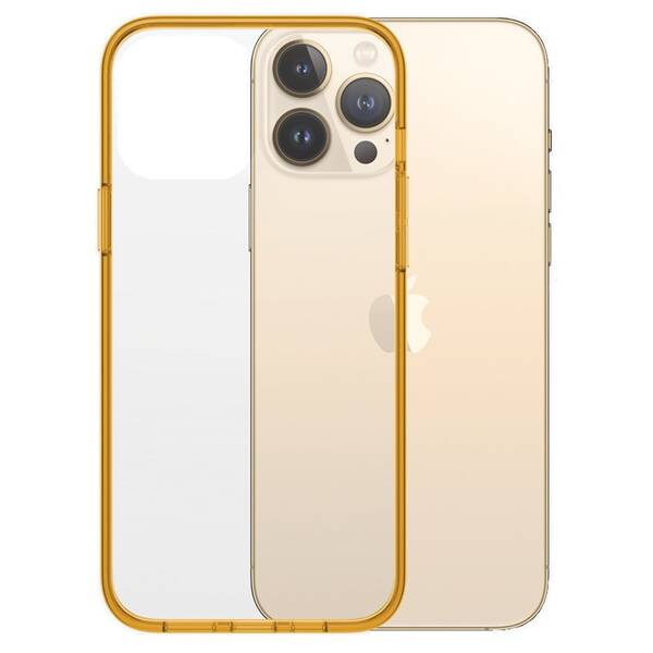 Kryt na mobil PanzerGlass ClearCaseColor na Apple iPhone 13 Pro Max oranžový/průhledný

