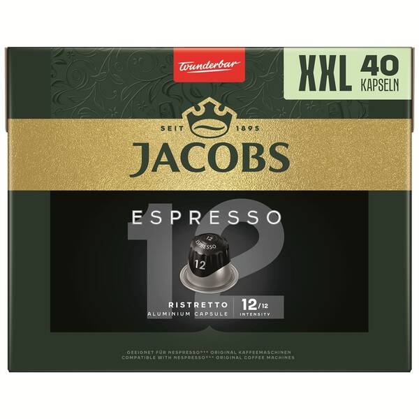 Kapsle pro espressa Jacobs Espresso Ristretto (40 ks) 

