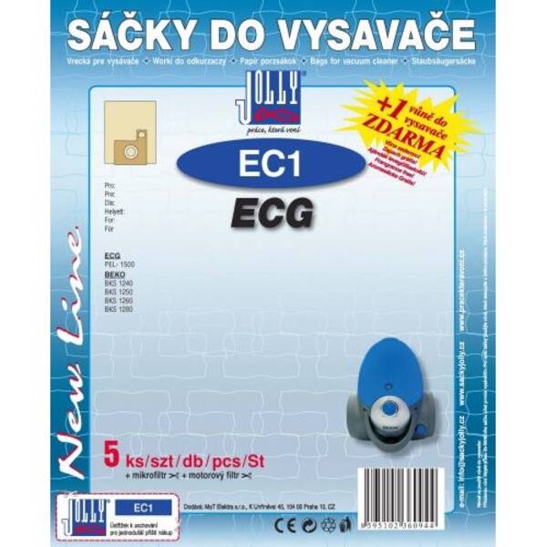 Sáčky do vysavače Jolly EC 1 (5 ks) 

