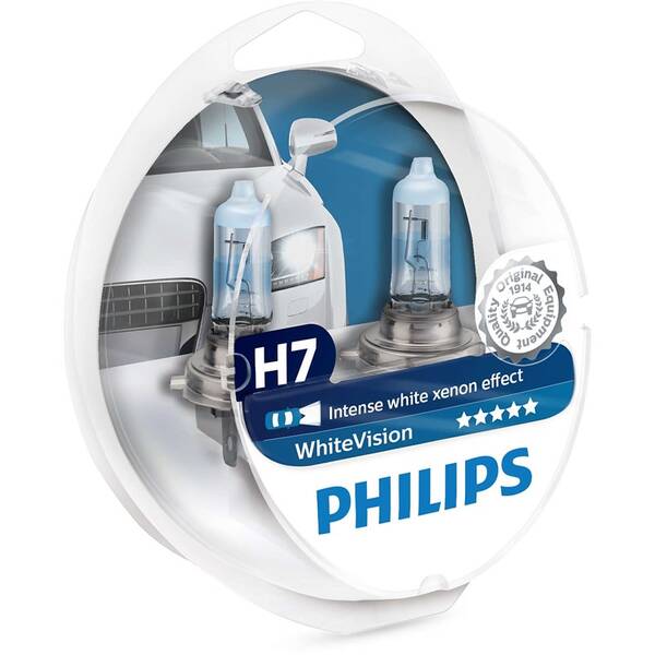 Autožárovka Philips WhiteVision H7, 2ks 


