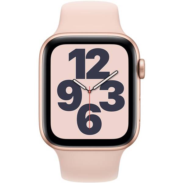 Chytré hodinky Apple GPS 40mm pouzdro ze zlatého hliníku - pískově růžový sportovní náramek 

