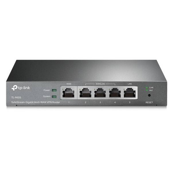 Router TP-Link TL-R605 VPN Omada SDN šedá barva
