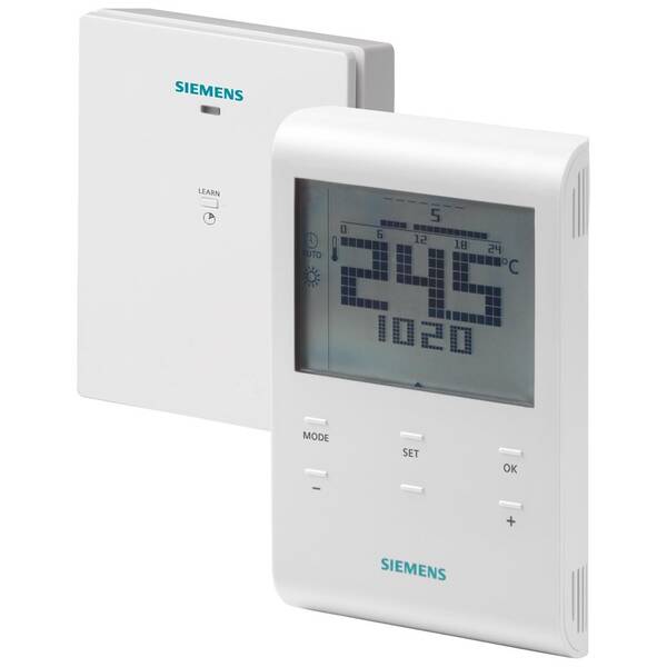 Termostat Siemens programovatelný digitální prostorový, bezdrátový 

