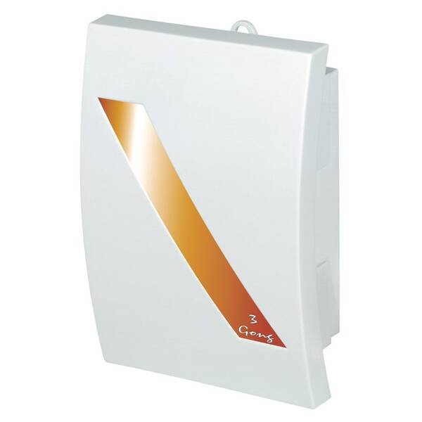 Zvonek Elektrobock ZV2-3 GONG, drátový bílý

