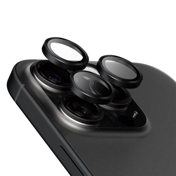 Ochranné sklo čočky fotoaparátu PanzerGlass HoOps Ceramic na Apple iPhone 17 Pro/16 Pro/15 Pro/17 Pro Max/16 Pro Max/15 Pro Max černé

