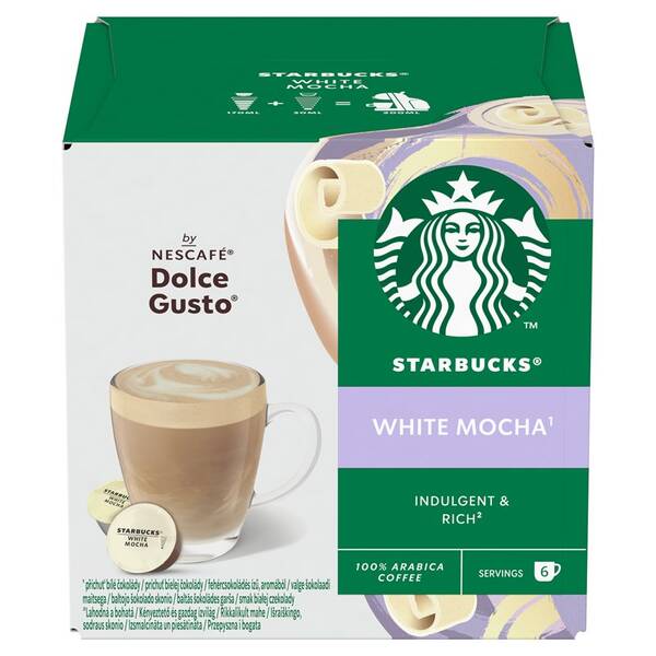 Kapsle pro espressa Starbucks White Mocha (12 ks) 

